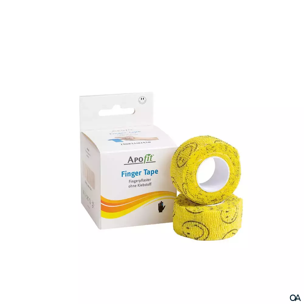 APOfit Fingertape Smiley 2,5 cm x 4,5 m APOfit Fingertape Smiley 2,5 cm x 4,5 m