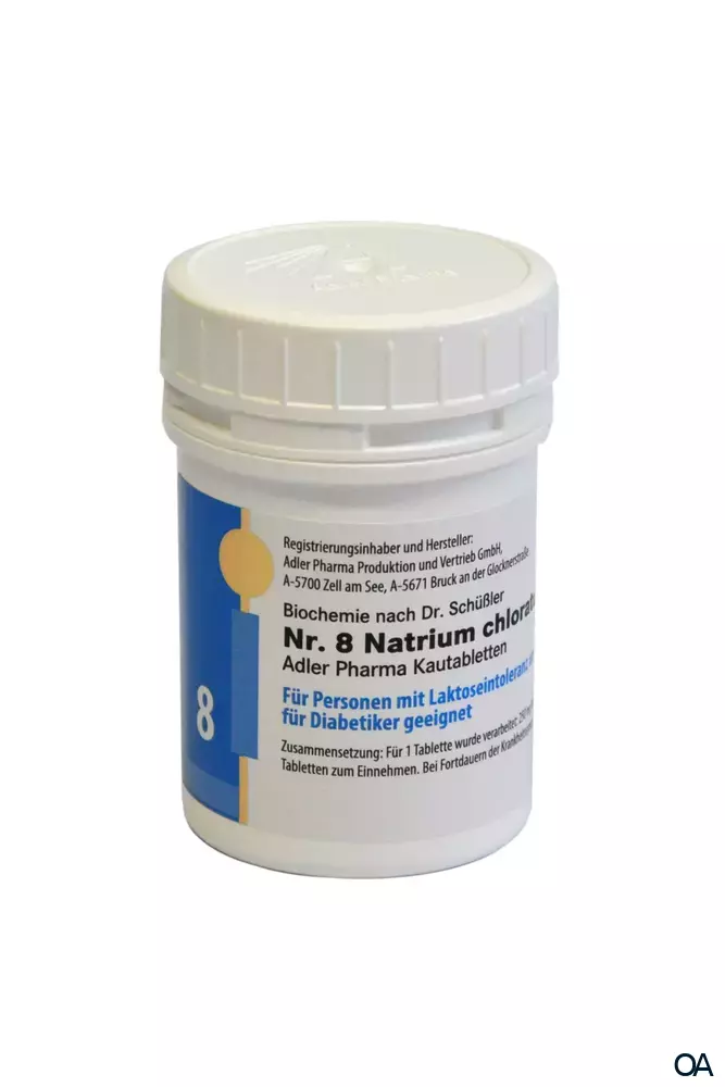 Schüßler Nr. 8 Natrium chloratum D6 LI Schüßler Nr. 8 Natrium chloratum D6 LI