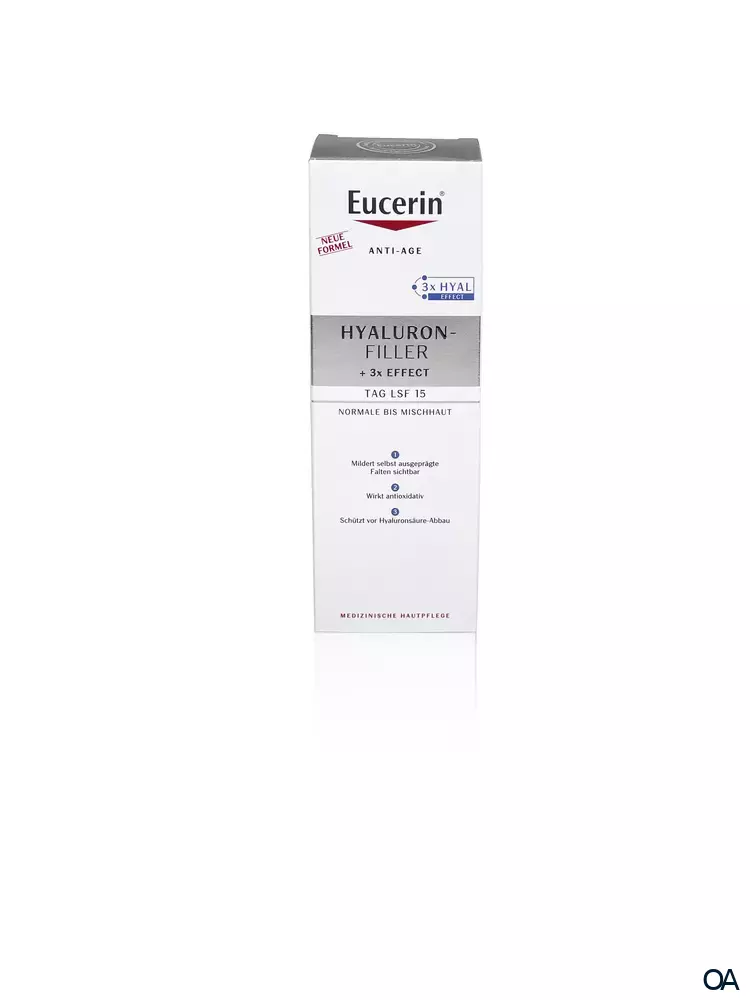 Eucerin® HYALURON-FILLER Tagespflege für normale Haut bis Mischhaut Eucerin® HYALURON-FILLER Tagespflege für normale Haut bis Mischhaut