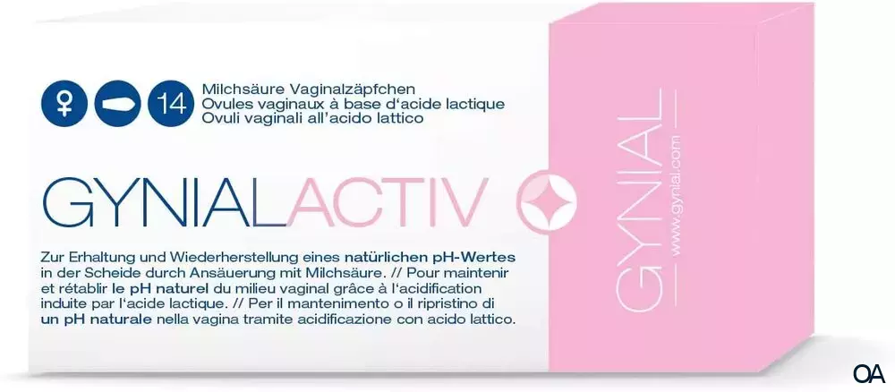 GynialActiv Milchsäure Vaginalzäpfchen GynialActiv Milchsäure Vaginalzäpfchen
