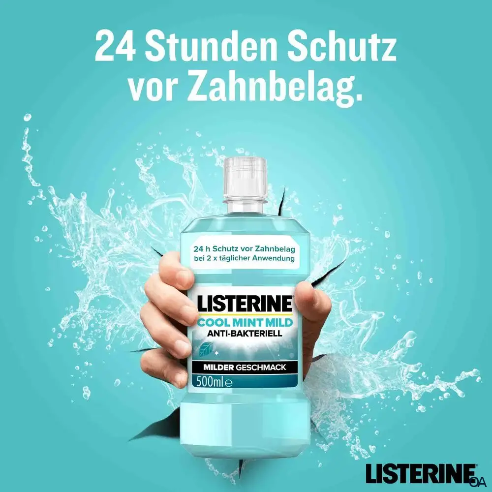 Listerine Cool Mint Milder Geschmack Mundspüllösung