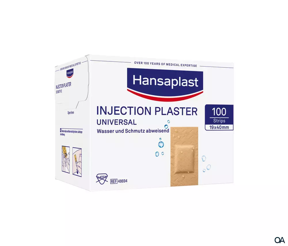 Hansaplast Universal Großpackung 4 x 1,9cm Injektionspflaster Hansaplast Universal Großpackung 4 x 1,9cm Injektionspflaster