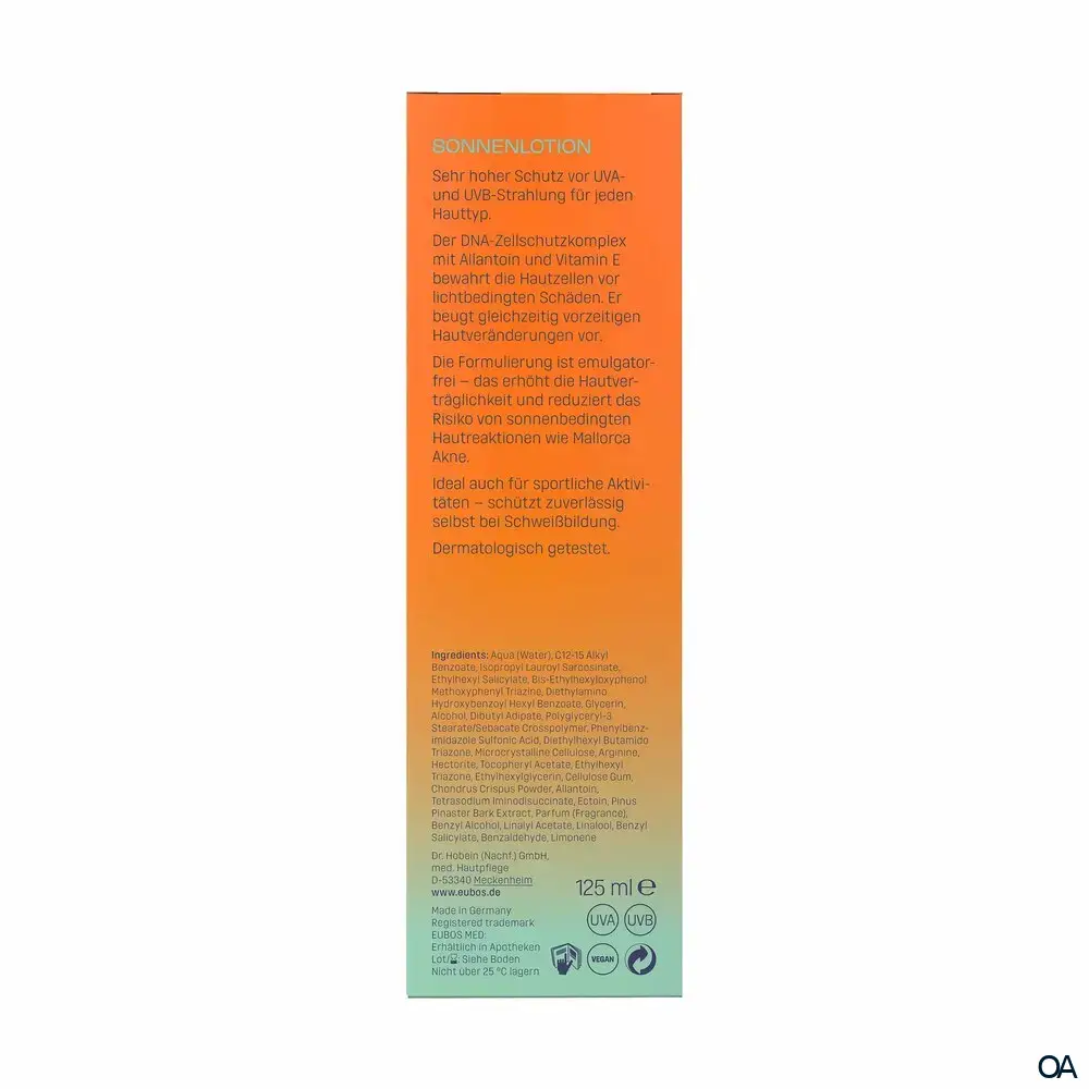 Eubos Daily Ray Protect Body Care Sonnenlotion LSF 50+