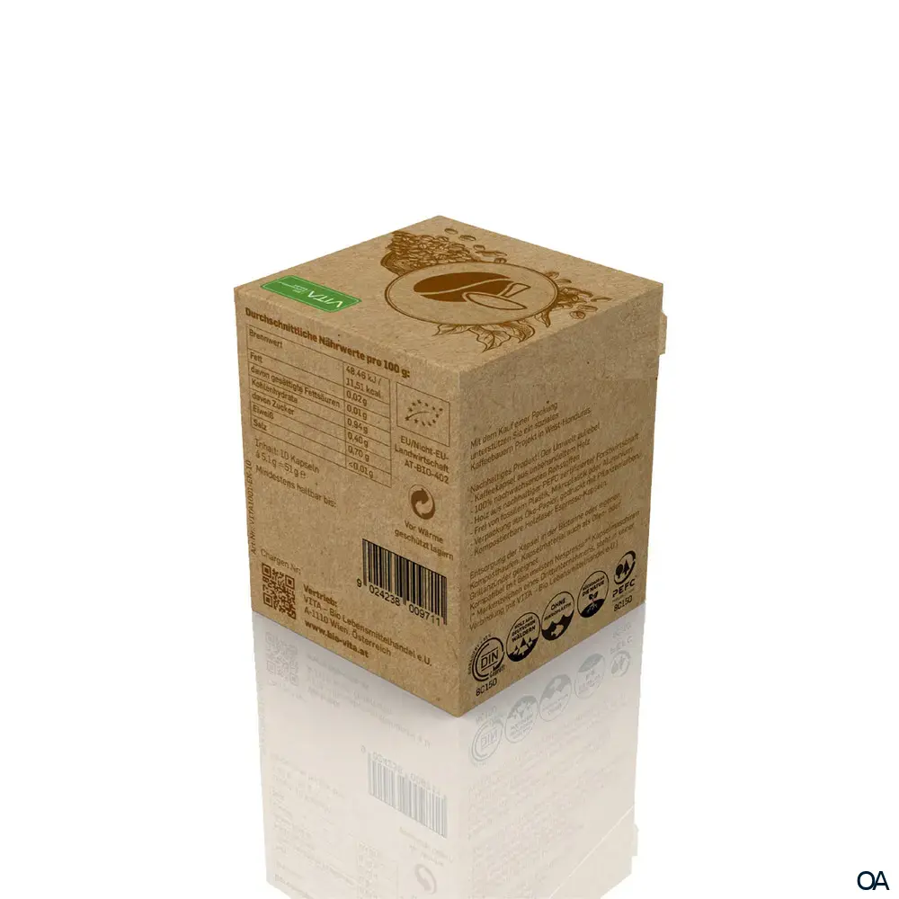 VITA1001 - Bio Vitalkaffee Kapsel 10er Box (Nespresso kompatibel)