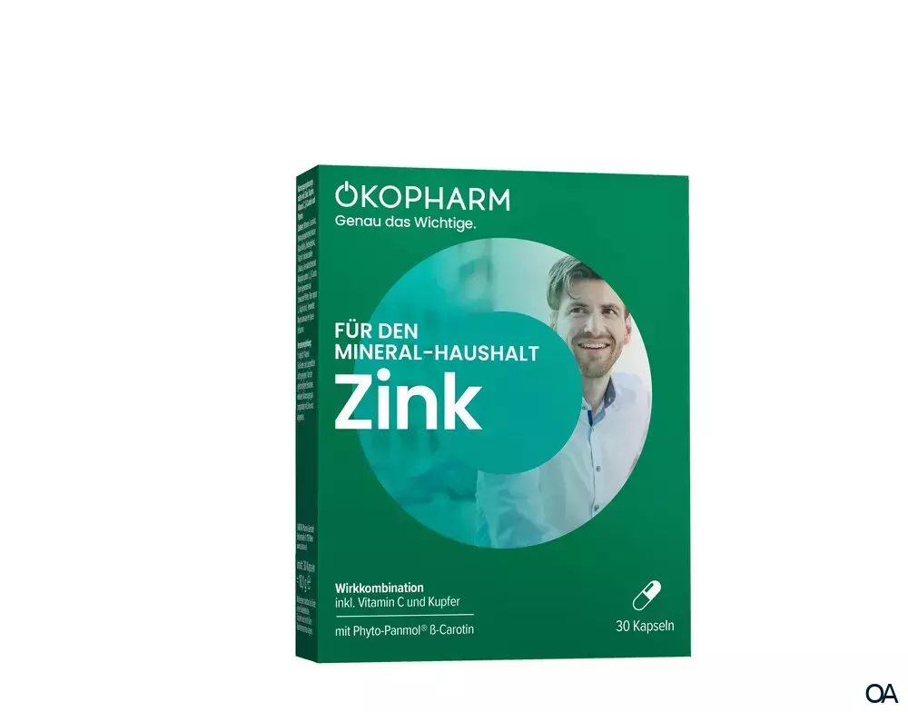 Ökopharm® Für den Mineral-Haushalt Zink Kapseln Ökopharm® Für den Mineral-Haushalt Zink Kapseln