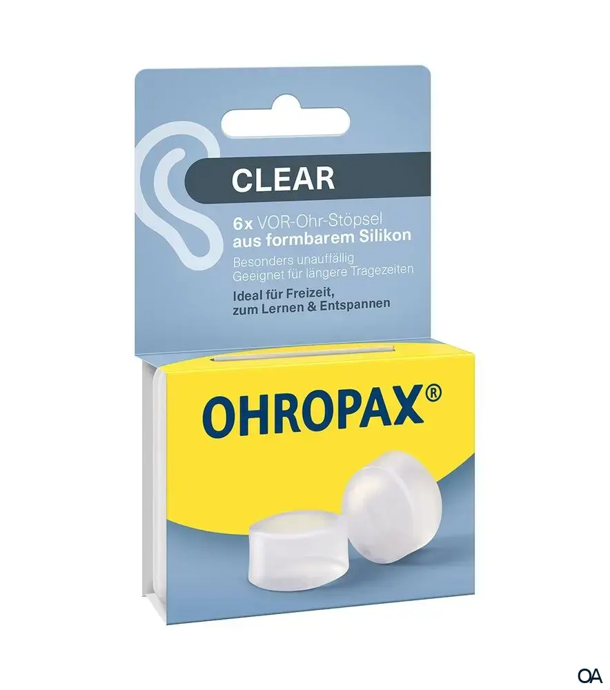 Ohropax Clear Silicon Gehörschutzstöpsel