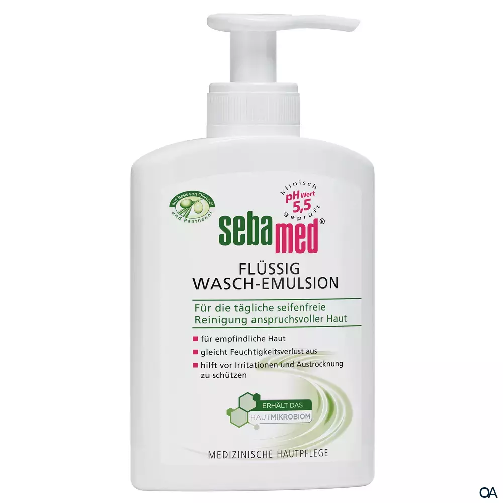 Sebamed Flüssig Wasch-Emulsion mit Olive mit Spender