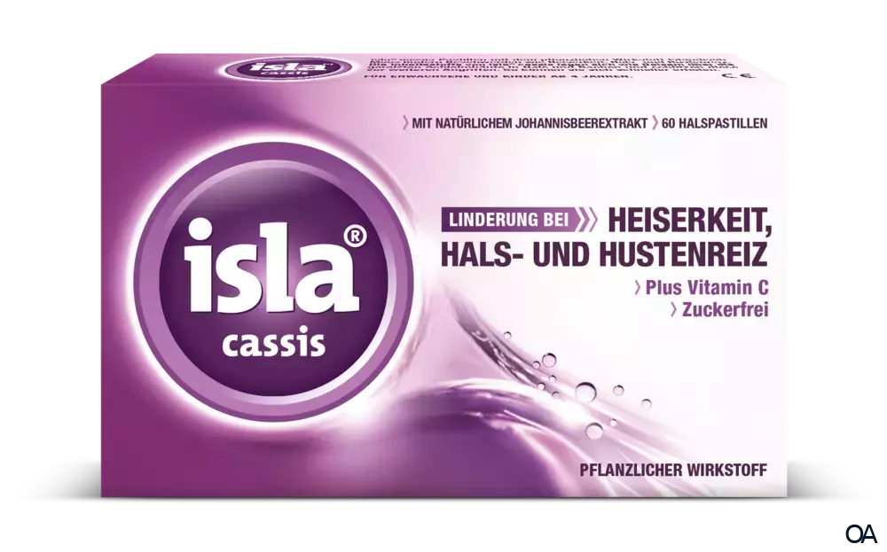 isla® Pastillen Cassis + Vitamin C