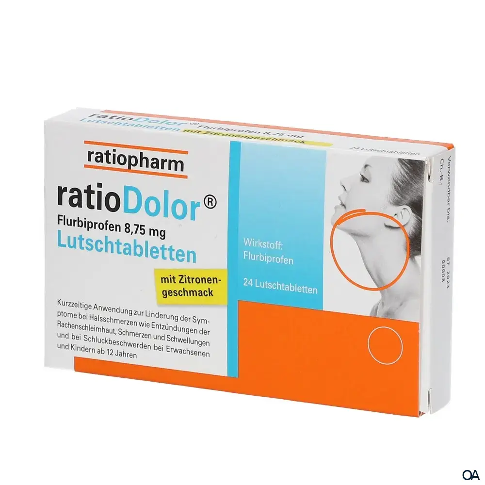 ratioDolor® Flurbiprofen 8,75 mg Lutschtabletten