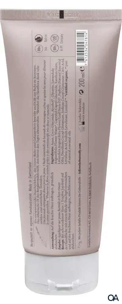 Farfalla Berglavendel Relax, Duschgel Farfalla Berglavendel Relax, Duschgel