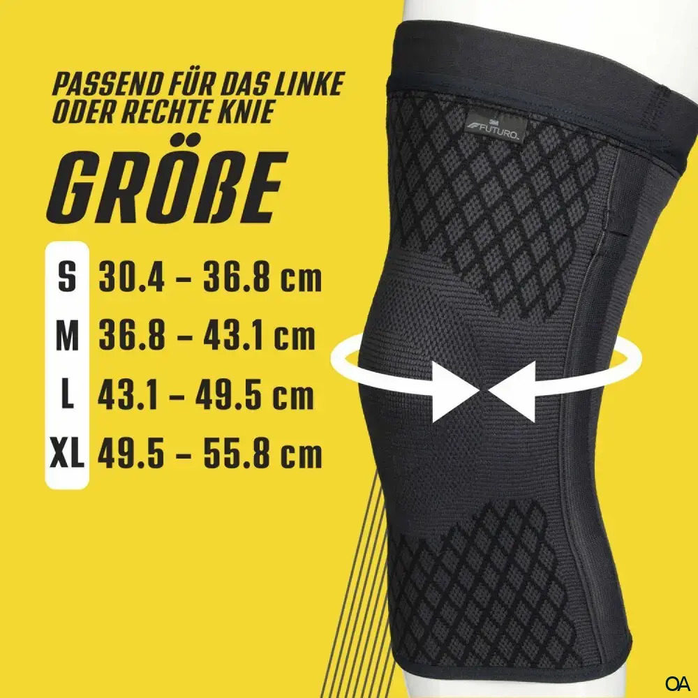 FUTURO™ Premium Knie-Bandage mit seitlicher Unterstützung - Small