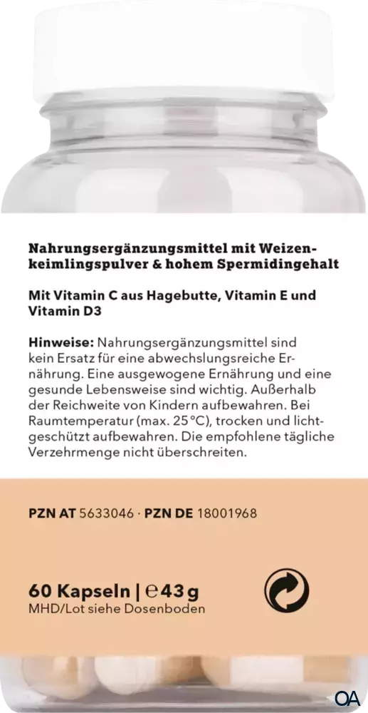 spermidinPLUS Spermidin Premium Kapseln spermidinPLUS Spermidin Premium Kapseln