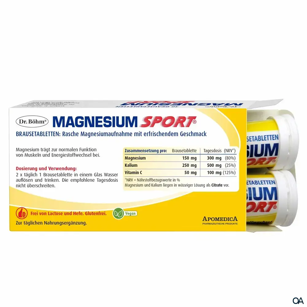 Dr. Böhm® Magnesium Sport® Brausetabletten Dr. Böhm® Magnesium Sport® Brausetabletten