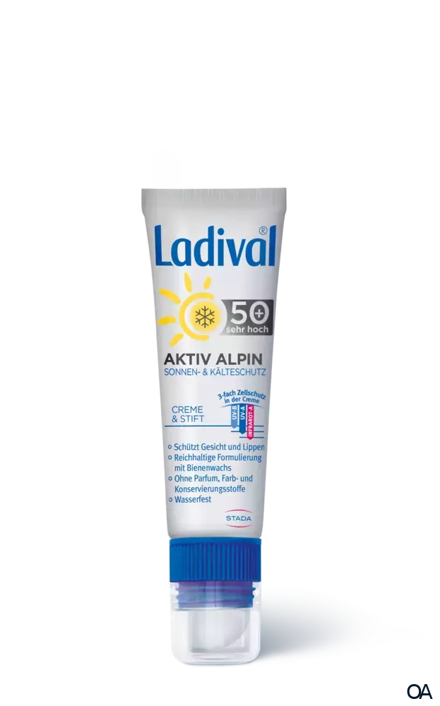 Ladival® 2-in-1 Aktiv Alpin Sonnen- & Kälteschutz Ladival® 2-in-1 Aktiv Alpin Sonnen- & Kälteschutz