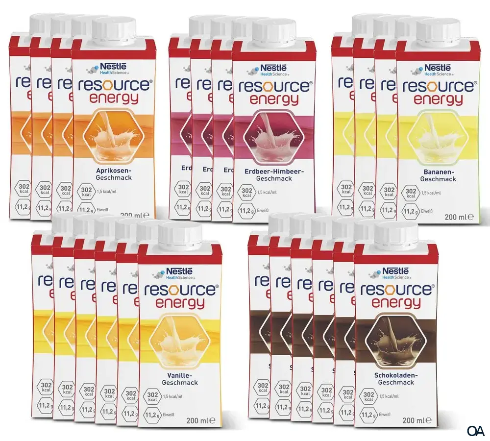 Resource® Energy Hochkalorische Trinknahrung - Mischkarton 200 ml Resource® Energy Hochkalorische Trinknahrung - Mischkarton 200 ml
