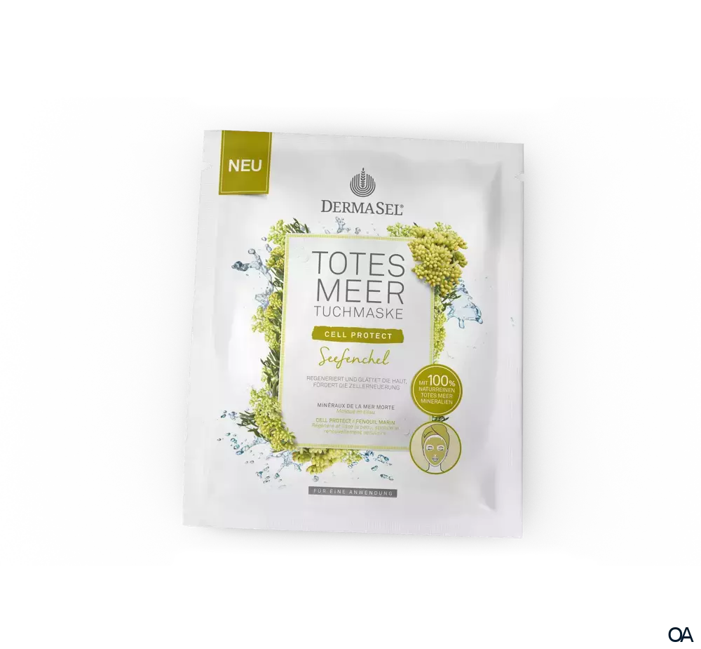 DermaSel® Totes Meer Tuchmaske Seefenchel DermaSel® Totes Meer Tuchmaske Seefenchel