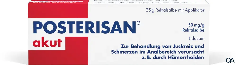 Posterisan® akut 50mg/g Rektalsalbe Posterisan® akut 50mg/g Rektalsalbe