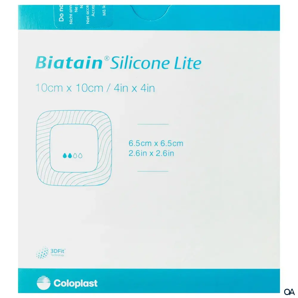 Biatain® Silicone Lite Schaumverband steril, 10 x 10 cm