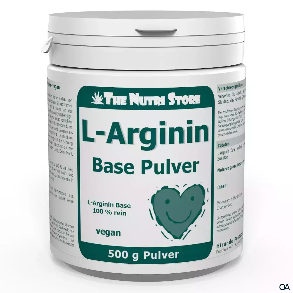 The Nutri Store L-Arginin Base Pulver The Nutri Store L-Arginin Base Pulver