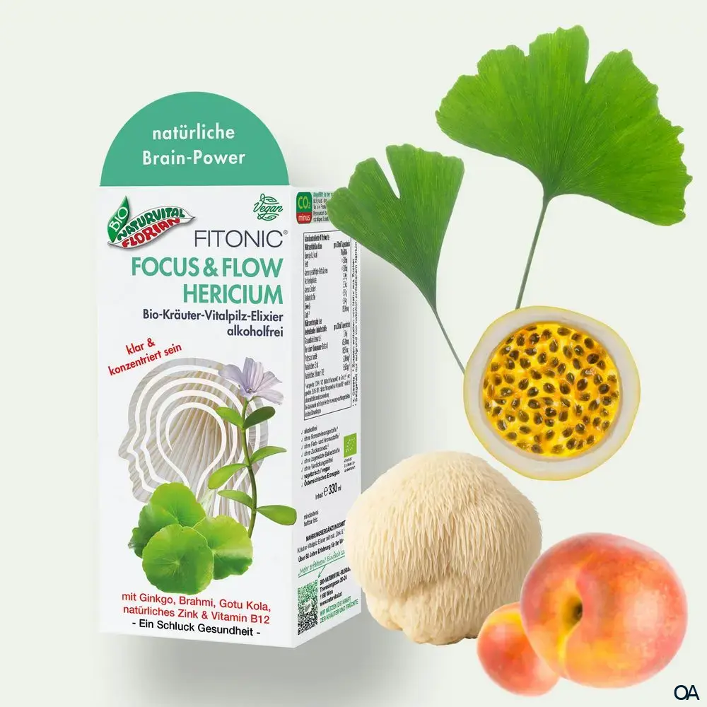 Bio Naturvital Florian Fitonic Revital Essence Chaga Bio-Kräuter-Vitalpilz-Elixier