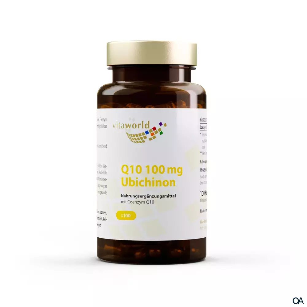 Vitaworld Coenzym Q10 100 mg Ubichinon Kapseln Vitaworld Coenzym Q10 100 mg Ubichinon Kapseln