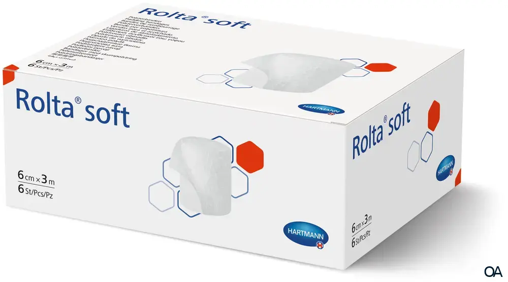 Rolta® soft Polsterbinden unsteril, 15 cm x 3 m