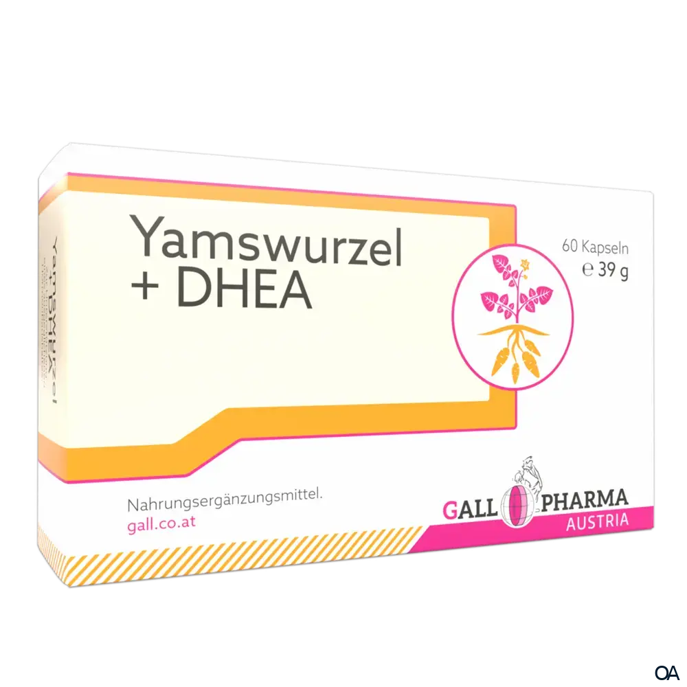 Gall Pharma Yamswurzel + DHEA 25 mg Kapseln