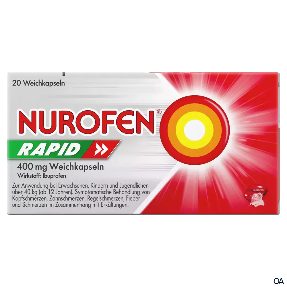Nurofen® Rapid 400 mg Weichkapseln Nurofen® Rapid 400 mg Weichkapseln