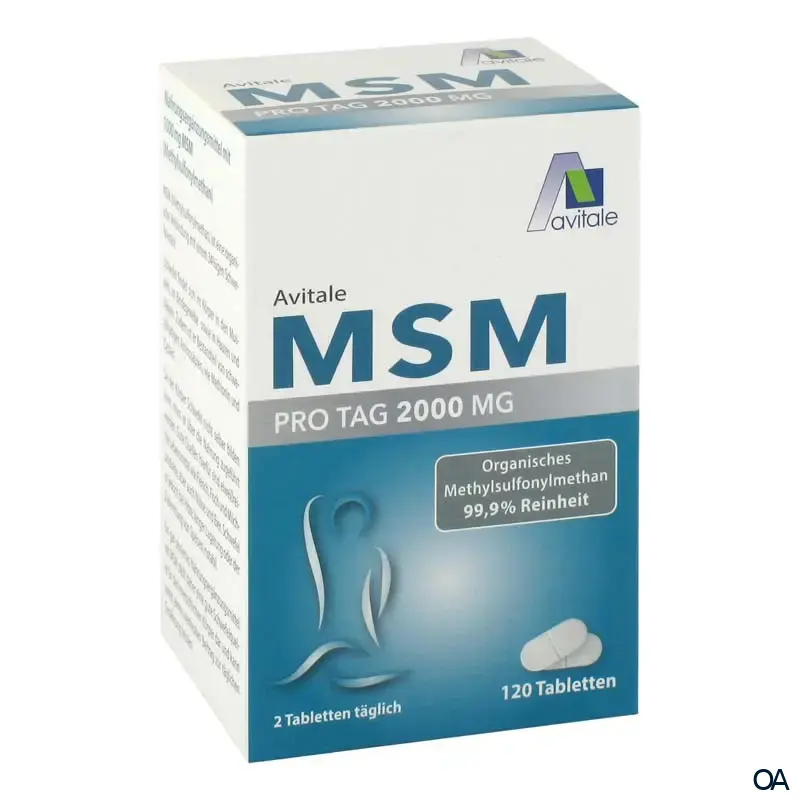 Avitale MSM 2000 mg Tabletten Avitale MSM 2000 mg Tabletten