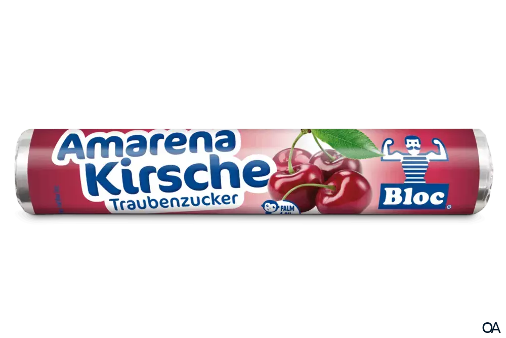 Bloc® Traubenzucker Amarenakirsche Rolle Bloc® Traubenzucker Amarenakirsche Rolle