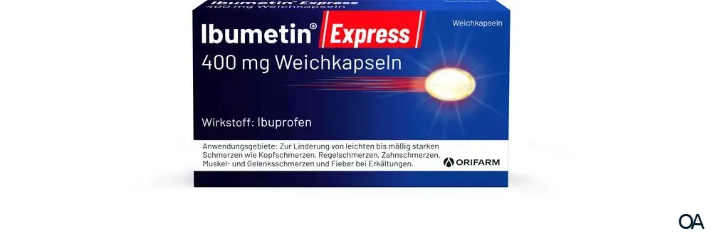 Ibumetin® Express 400 mg Weichkapseln
