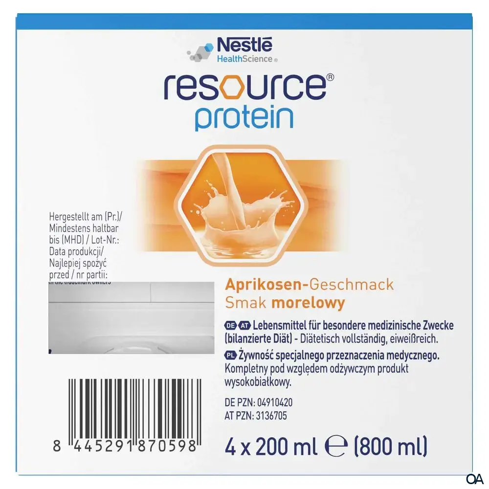 Resource® Protein Aprikose Trinknahrung 200 ml