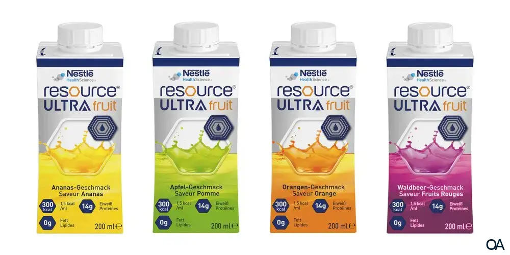 Resource® ULTRA fruit Mischkarton Trinknahrung 200 ml