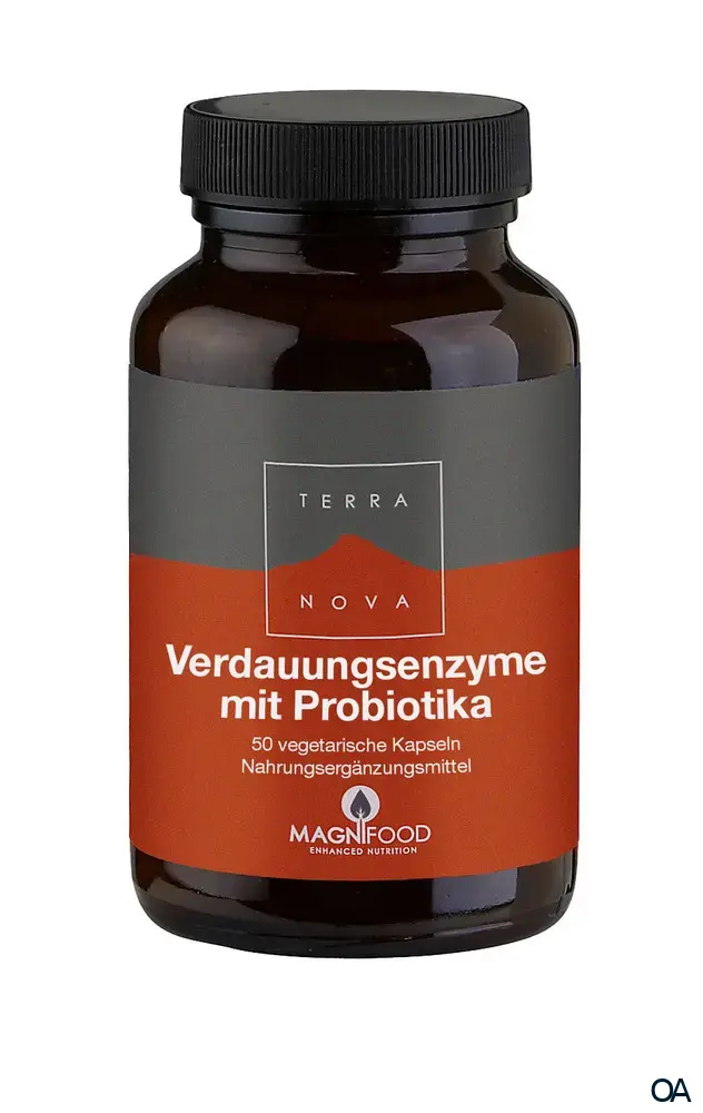 Terra Nova Verdauungsenzyme mit Probiotika Komplex Kapseln Terra Nova Verdauungsenzyme mit Probiotika Komplex Kapseln