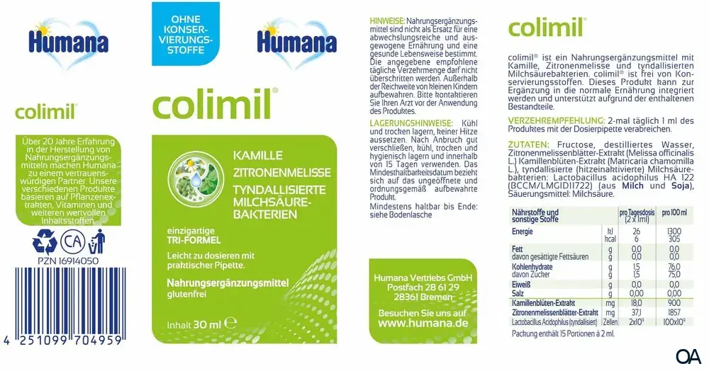 Humana colimil® Tropfen