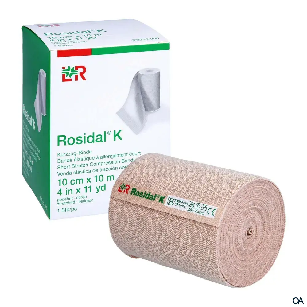Rosidal® K (kräftig) Kurzzugbinde 10 cm x 10 m Rosidal® K (kräftig) Kurzzugbinde 10 cm x 10 m