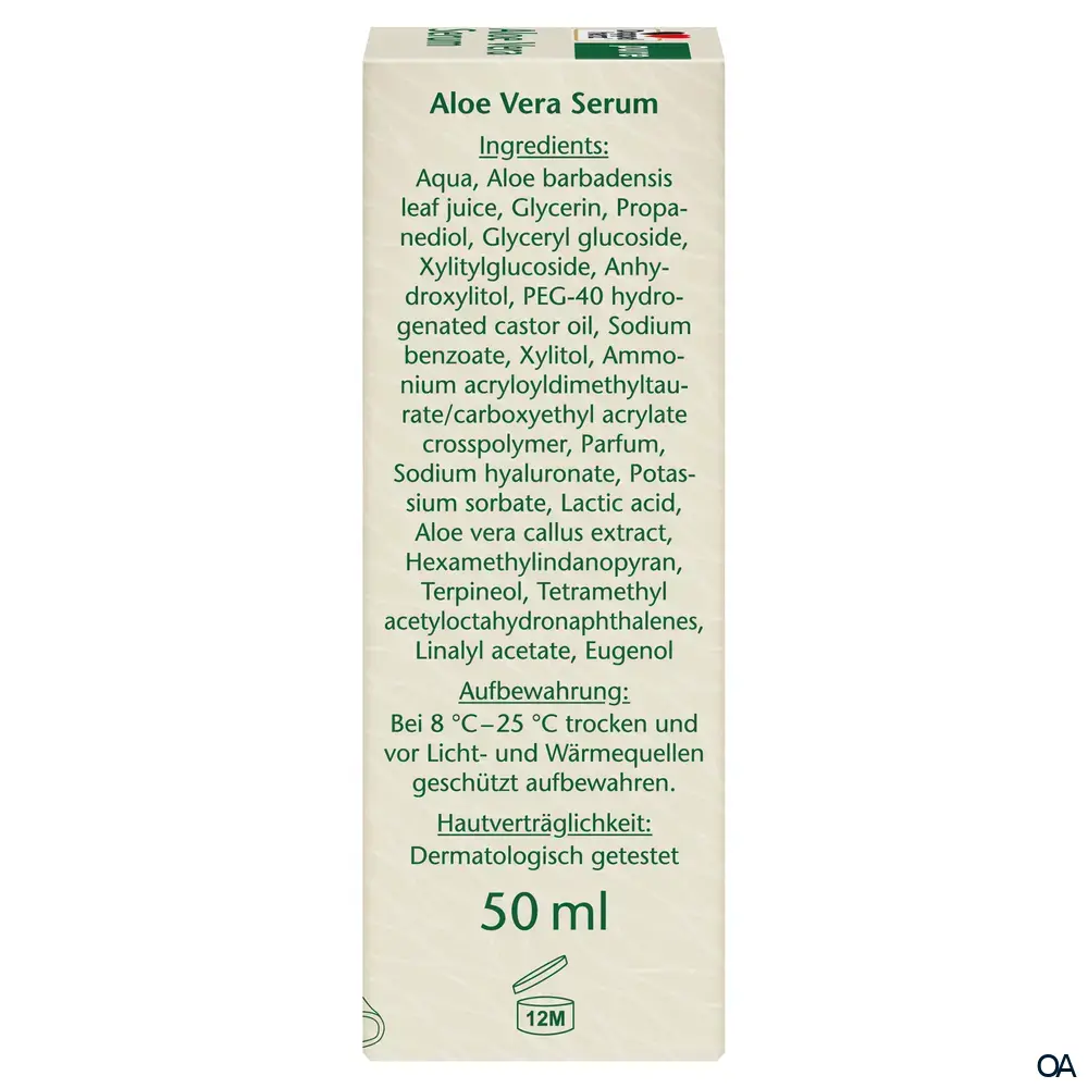 Doppelherz pure Aloe Vera Serum mit Hyaluronsäure und Glycerin