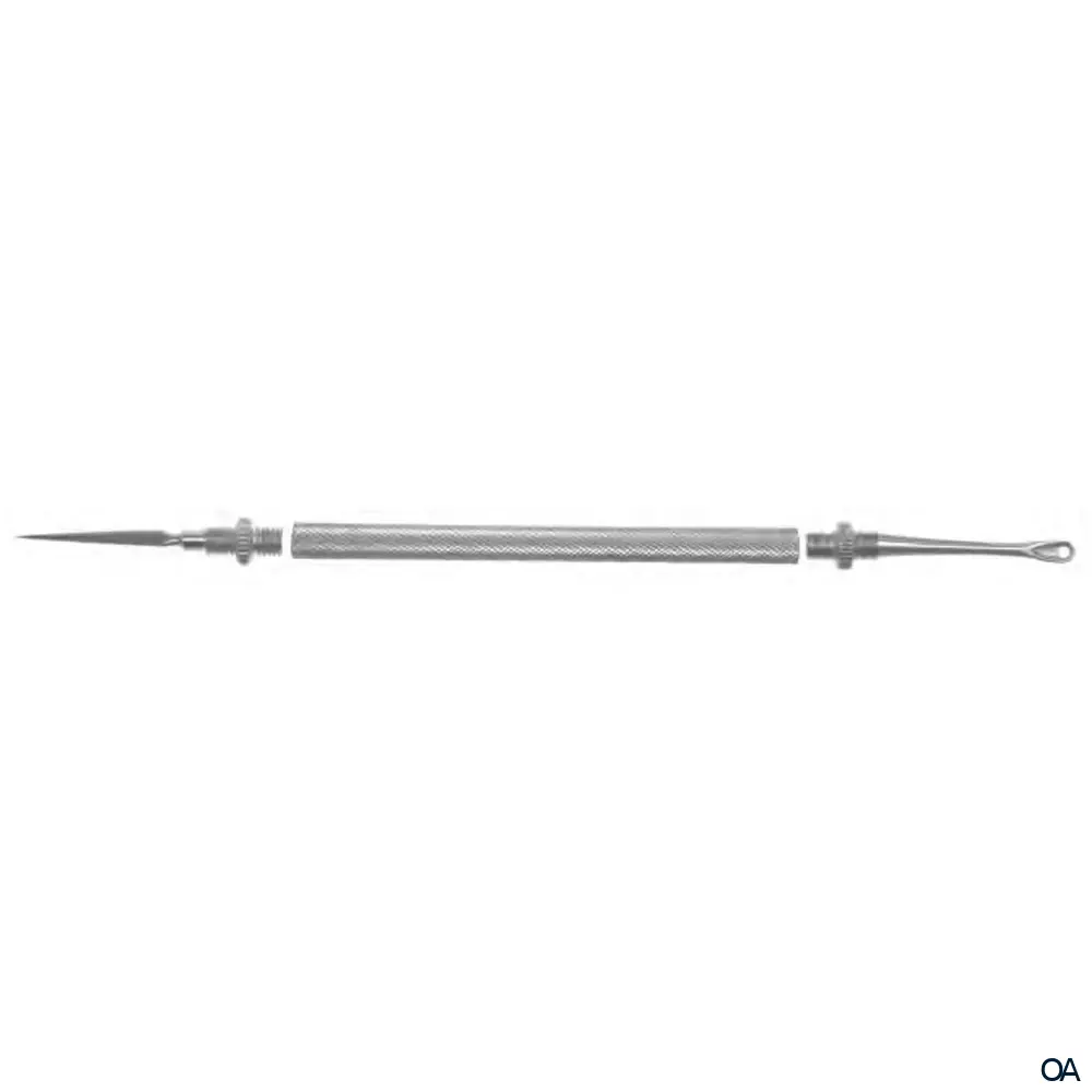 Kozbach Pharma 683R Milienritzer, 11,5 cm, rostfrei