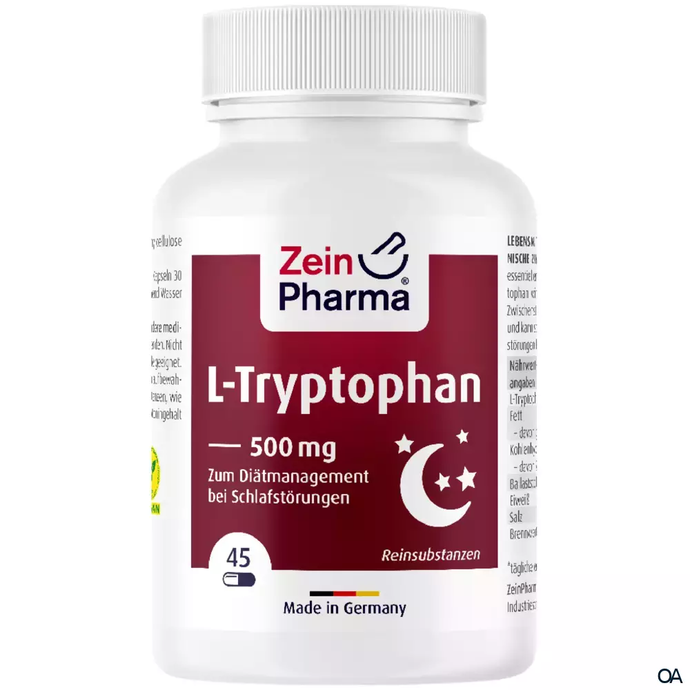 ZeinPharma L-Tryptophan 500 mg Kapseln ZeinPharma L-Tryptophan 500 mg Kapseln