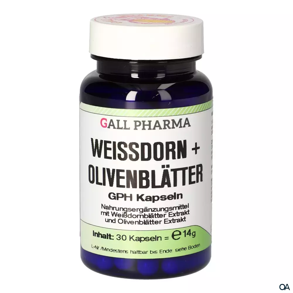 Gall Pharma Weißdorn + Olivenblätter Kapseln