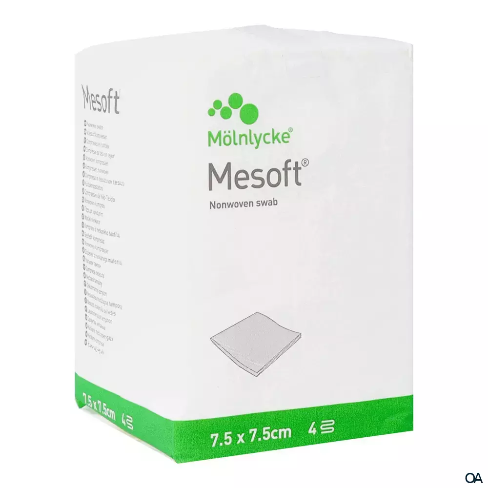 Mesoft® Vlieskompressen unsteril 7,5 x 7,5 cm Mesoft® Vlieskompressen unsteril 7,5 x 7,5 cm