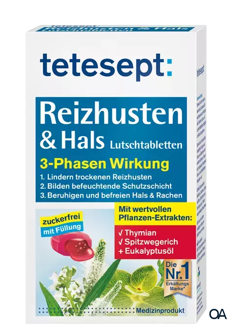 tetesept Husten & Hals 3 Phasen Lutschtabletten tetesept Husten & Hals 3 Phasen Lutschtabletten