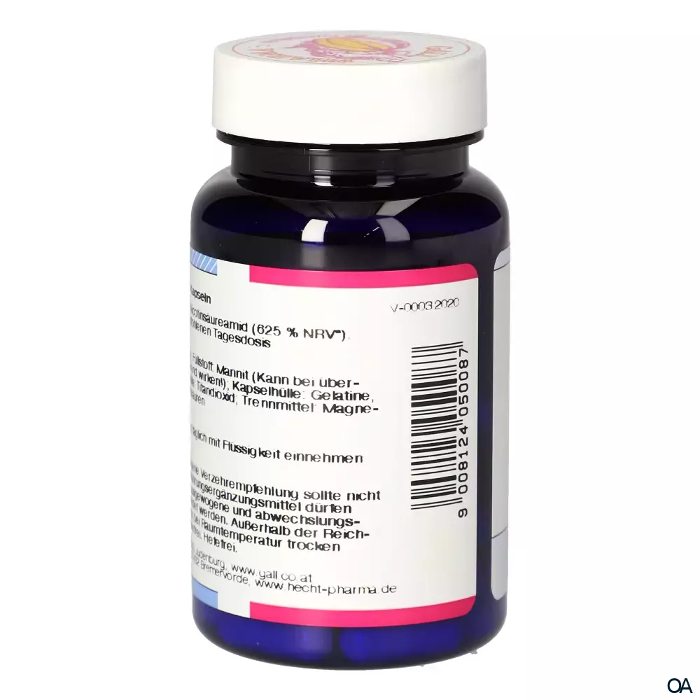 Gall Pharma Niacin 100 mg Kapseln Gall Pharma Niacin 100 mg Kapseln