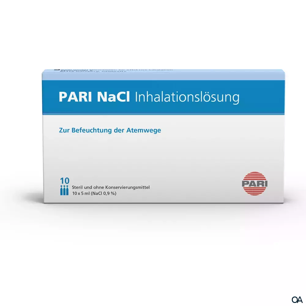 PARI NaCl 0,9% Inhalationslösung 10 x 5 ml PARI NaCl 0,9% Inhalationslösung 10 x 5 ml