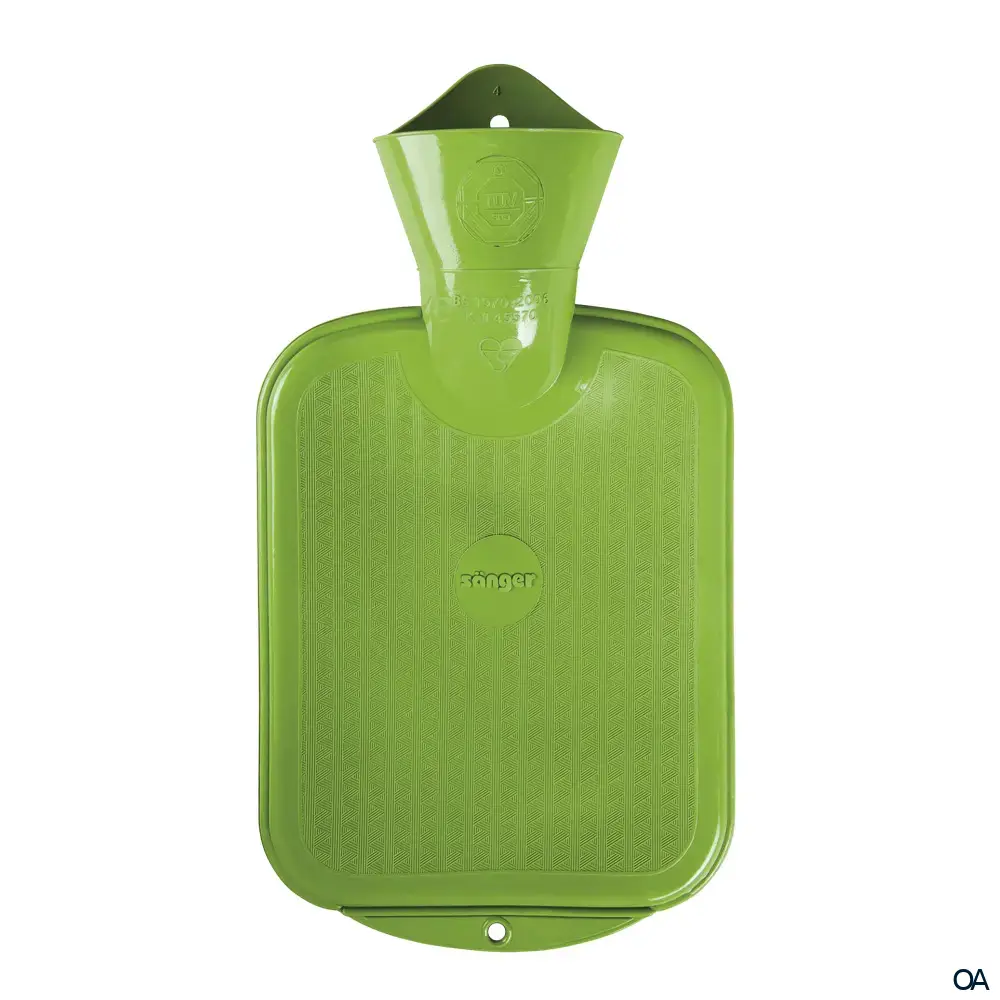 Sänger Kinder Wärmeflasche ohne Bezug grün - 0,8L