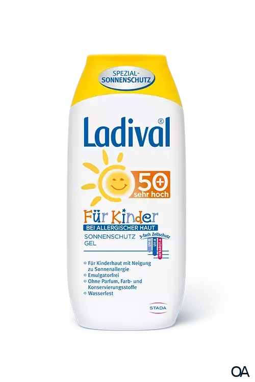 Ladival® Für Kinder bei allergischer Haut Sonnenschutz Gel LSF 50+ Ladival® Für Kinder bei allergischer Haut Sonnenschutz Gel LSF 50+