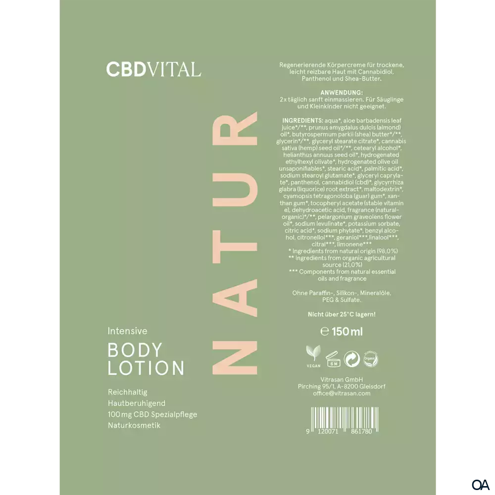 CBD VITAL Intensive Bodylotion