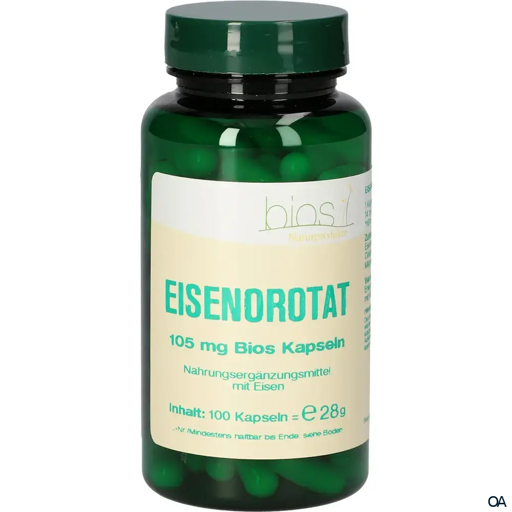 Bios Eisenorotat 105 mg Kapseln