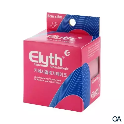 ELYTH Tape Kinesiologie 5 cm x 5 m - Rot ELYTH Tape Kinesiologie 5 cm x 5 m - Rot