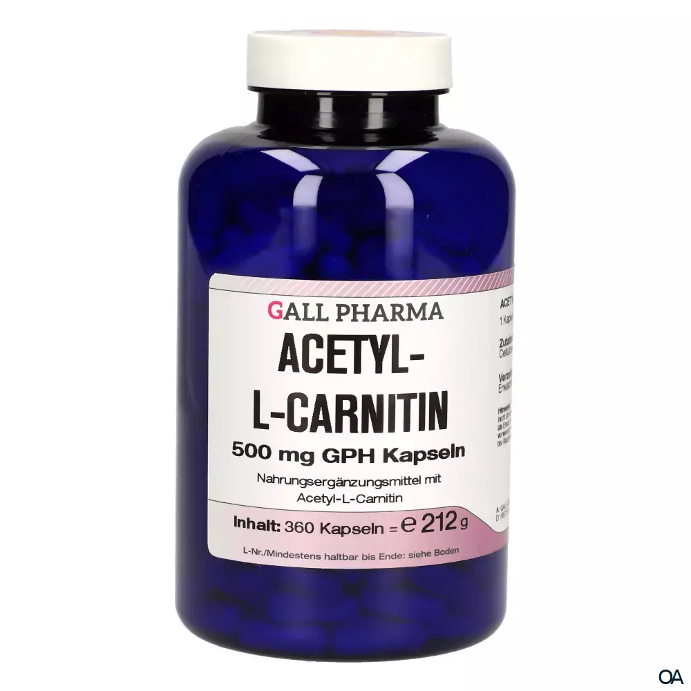 Gall Pharma Acetyl-L-Carnitin 500 mg Kapseln